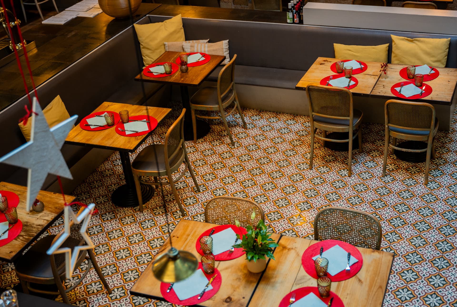 Christmas atmosphere at Matilda restaurant