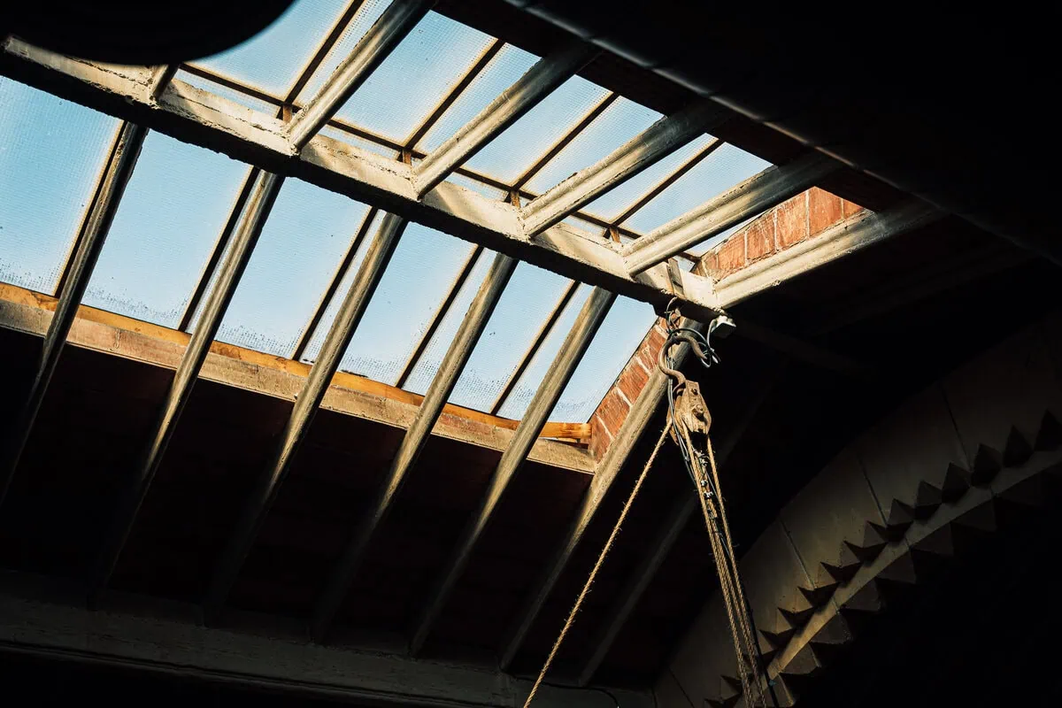 A 15-metre skylight